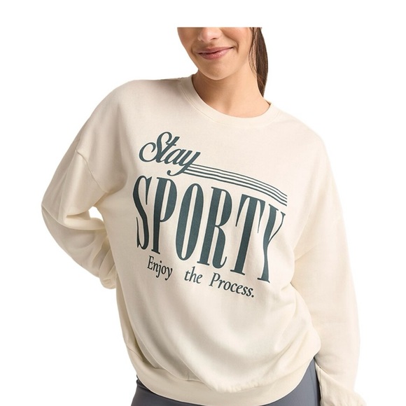 Z Supply  Sporty Sunday Sweatshirt Women’s Size Small Oversize 100-% Cotton - Picture 1 of 11